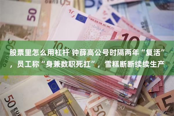 股票里怎么用杠杆 钟薛高公号时隔两年“复活”，员工称“身兼数职死扛”，雪糕断断续续生产