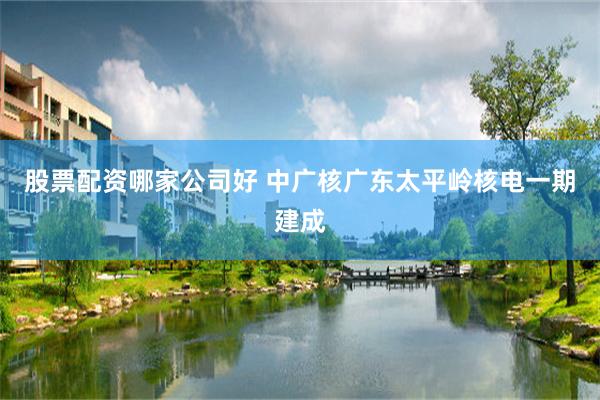 股票配资哪家公司好 中广核广东太平岭核电一期建成