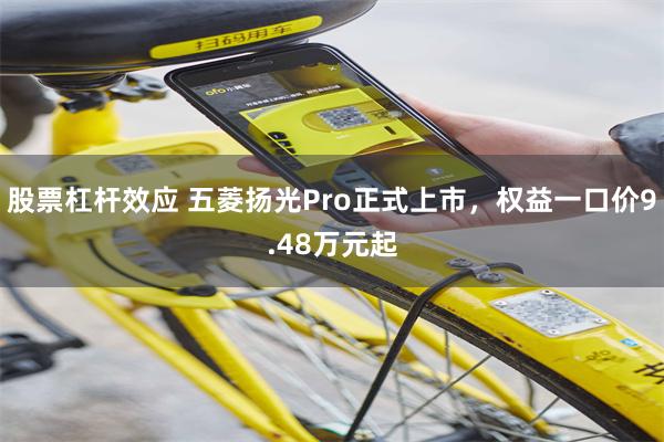 股票杠杆效应 五菱扬光Pro正式上市，权益一口价9.48万元起