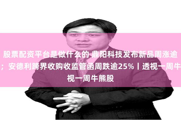 股票配资平台是做什么的 鼎阳科技发布新品周涨逾53%；安德利跨界收购收监管函周跌逾25%丨透视一周牛熊股